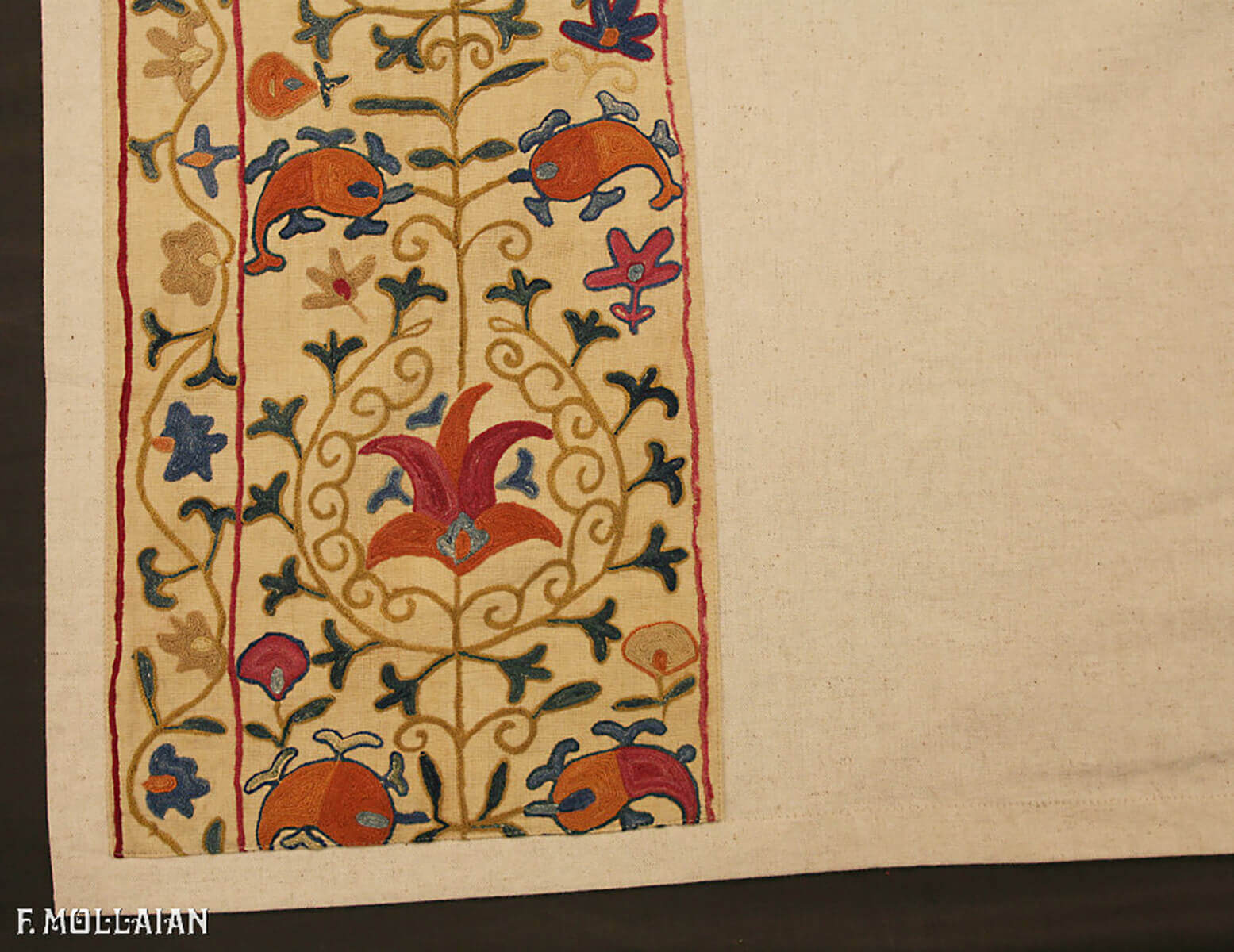 Textile Persan Antique Suzani n°:85856931